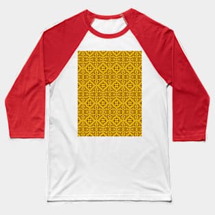 Yellow Petal Armor Baseball T-Shirt